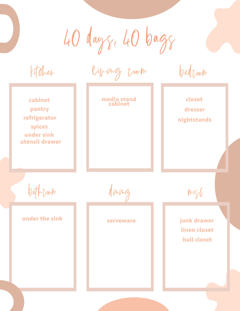 A Bubbly Life40 Days, 40 Bags Free Printable - A Bubbly Life