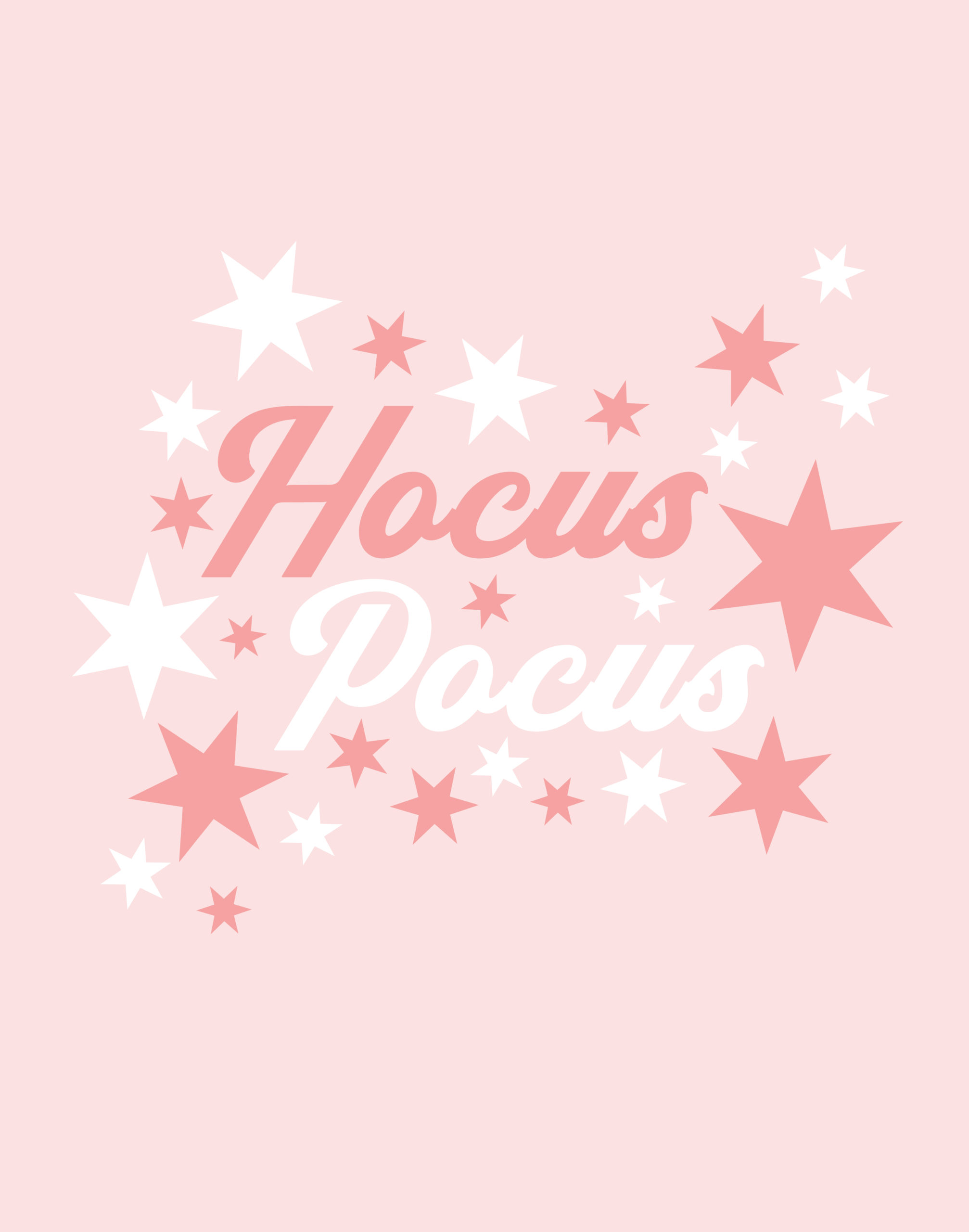 hocus pocus free printable pink with stars