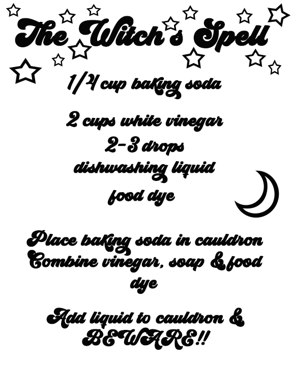 witch spell recipe for kids